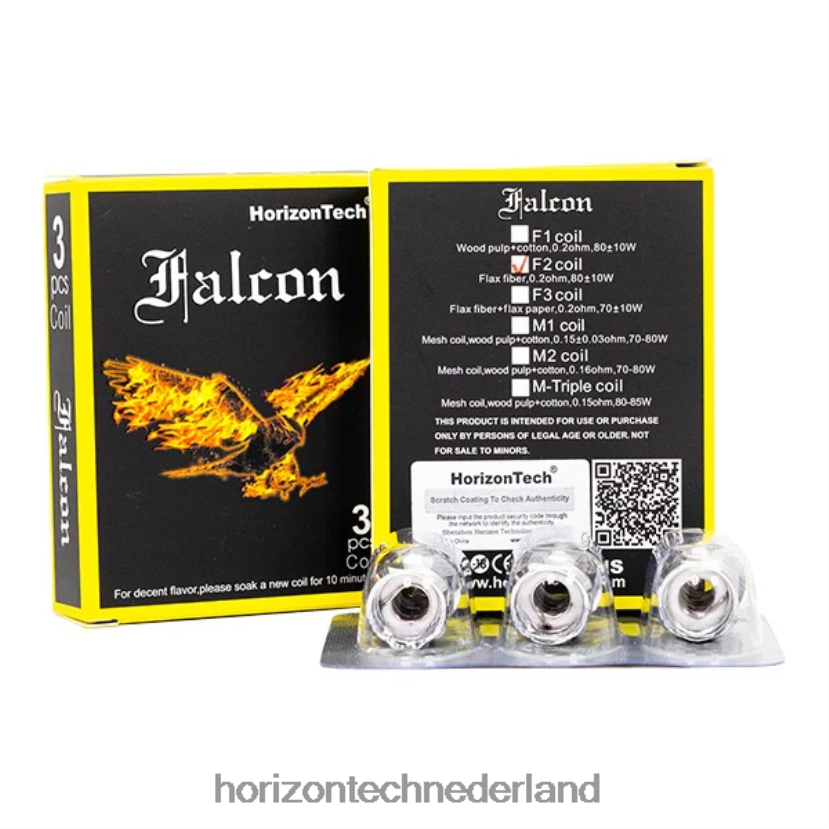 HorizonTech Falcon spoelen (3-pack) f2 spoel 0,2ohm VDB6JJ160 - Horizon Tech Vape Tank