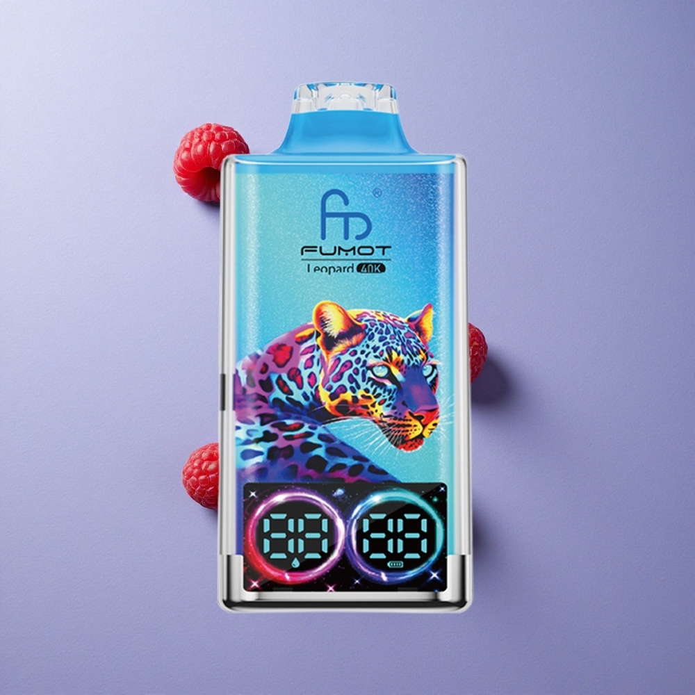 Fumot Leopard 40K Blauwe Bes Framboos 5% Nicotine Dual Mesh