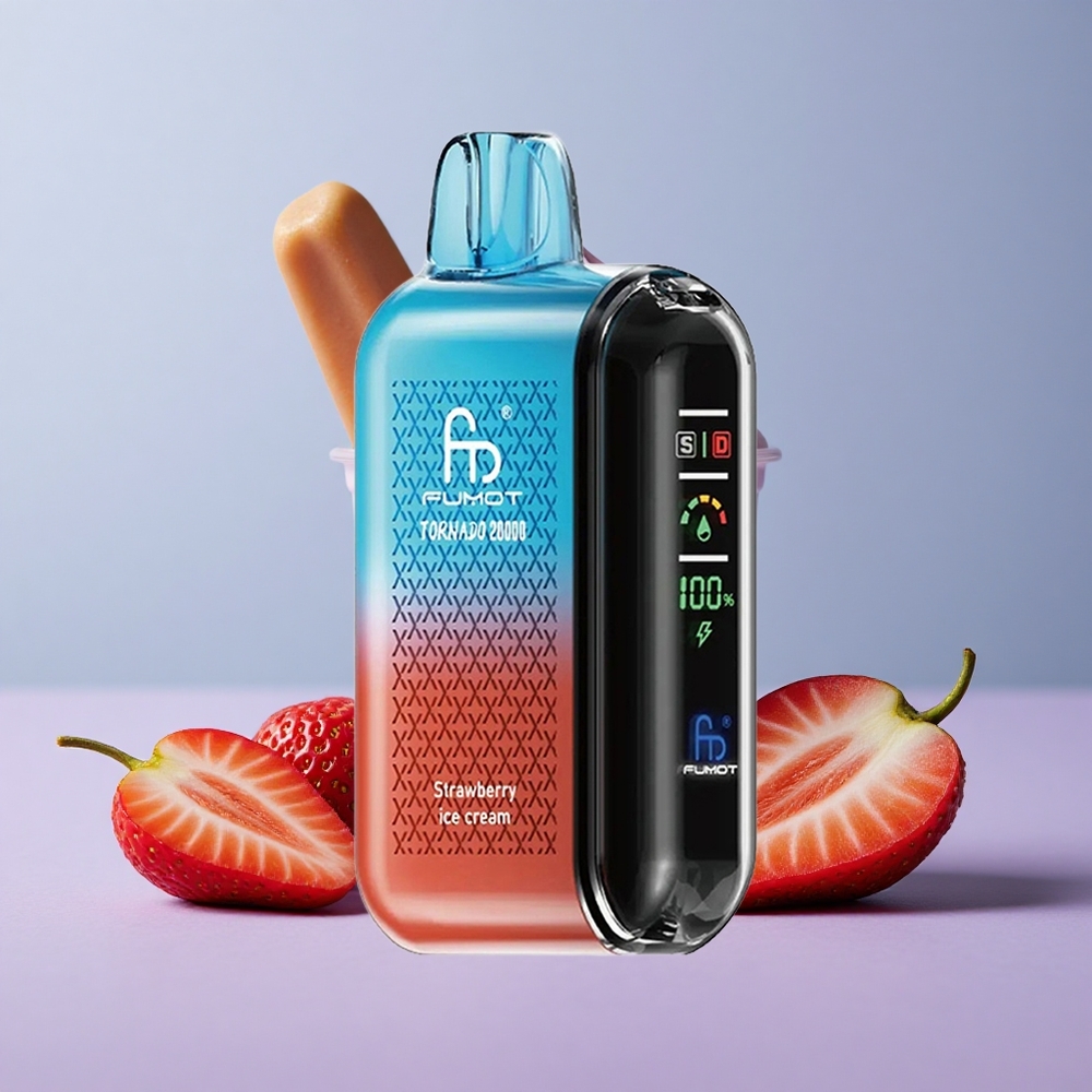 Fumot Tornado 20000 Aardbeienijs met Dual Mesh Coil
