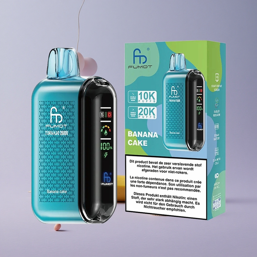 Fumot Tornado 20000 Banaan Cake Dual Mesh Coil