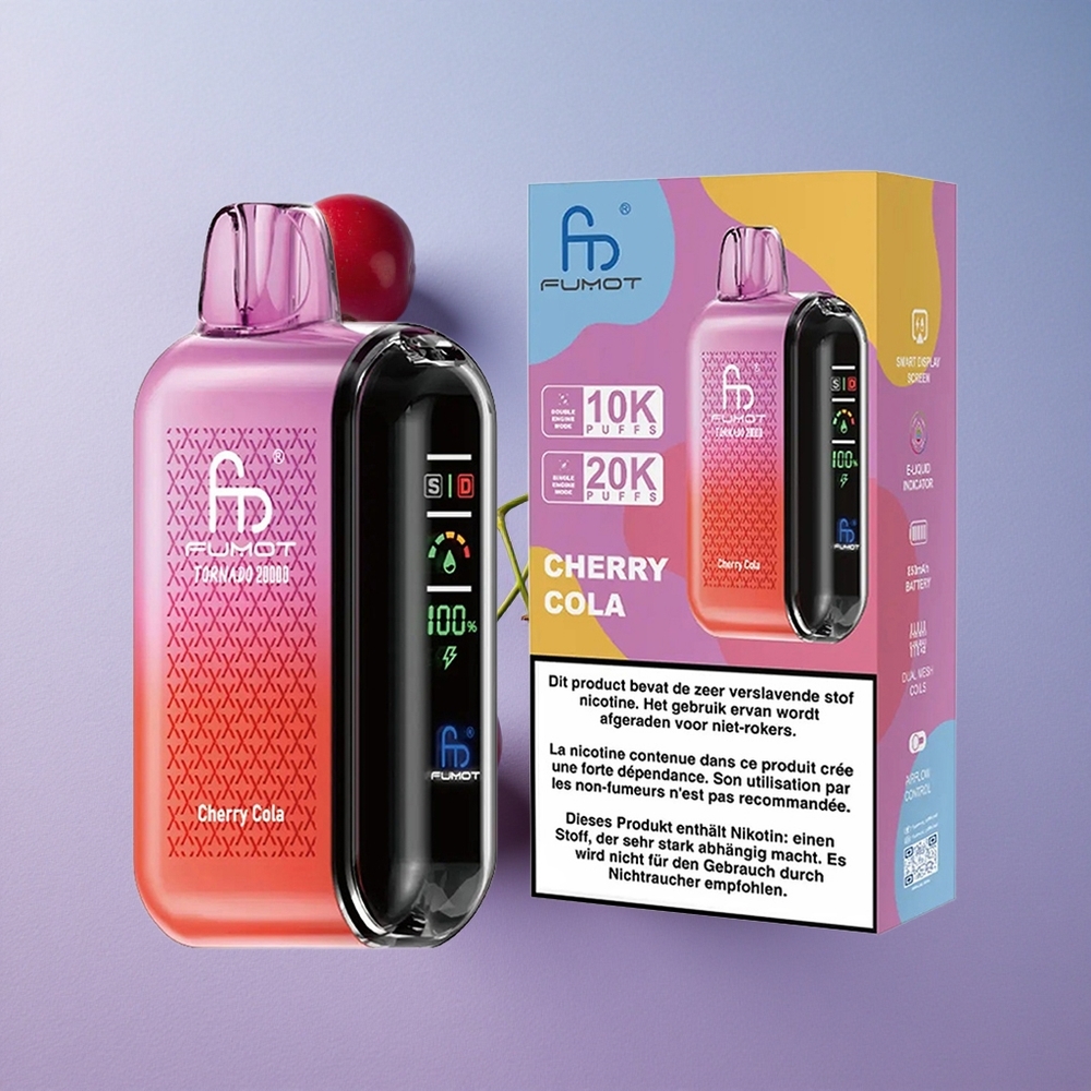 Fumot Tornado 20000 Kers Cola Smart Display