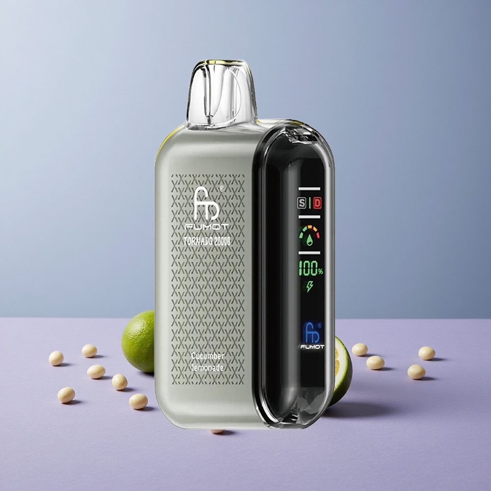 Fumot Tornado 20000 Komkommer Limonade met Dual Mesh Coil