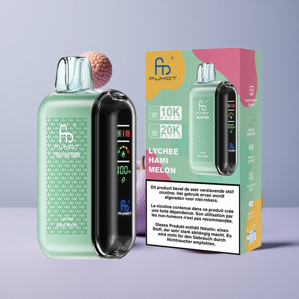 Fumot Tornado 20000 Lychee Hami Melon Dual Mesh Coil