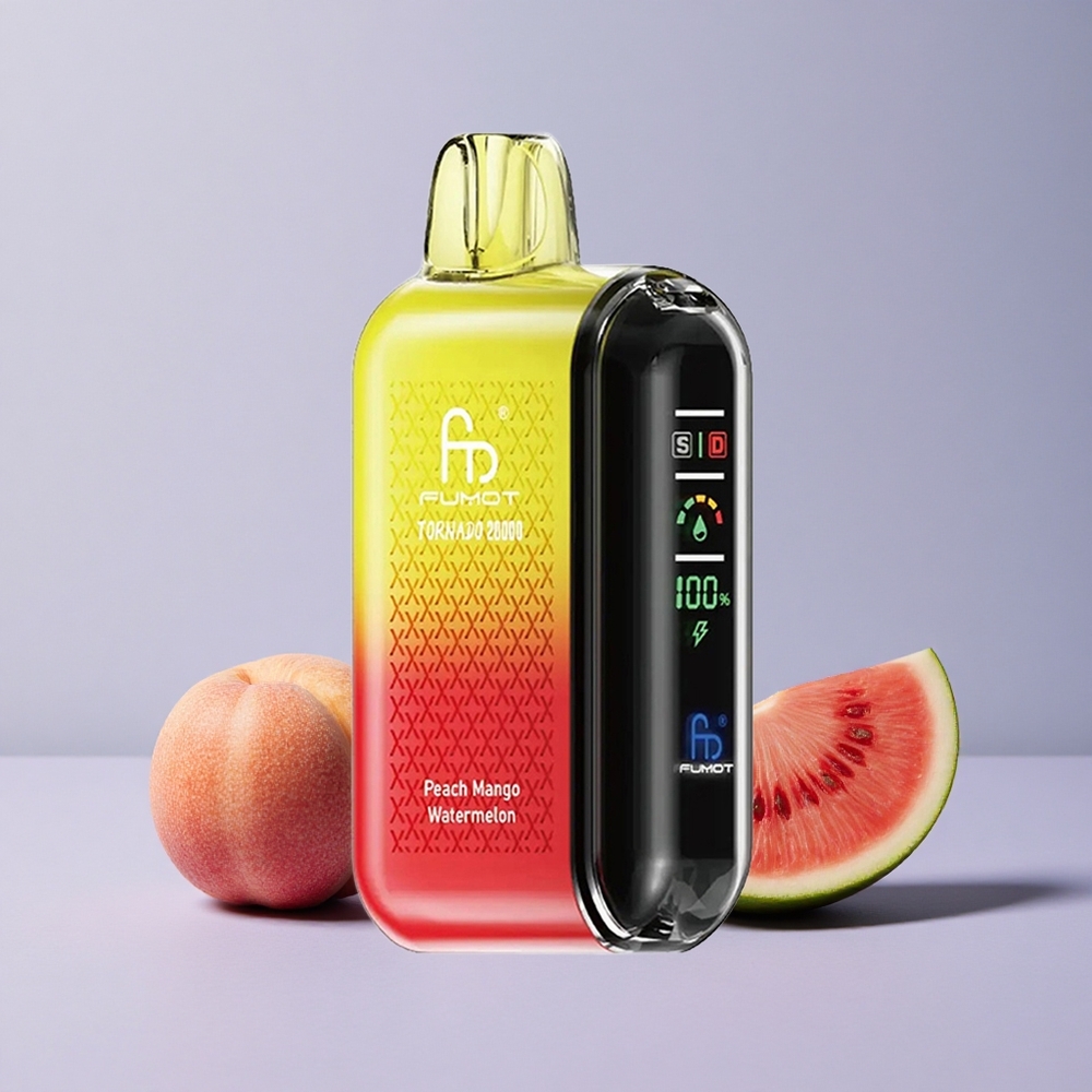 Fumot Tornado 20000 Perzik Mango Watermelon Dual Mesh Coil