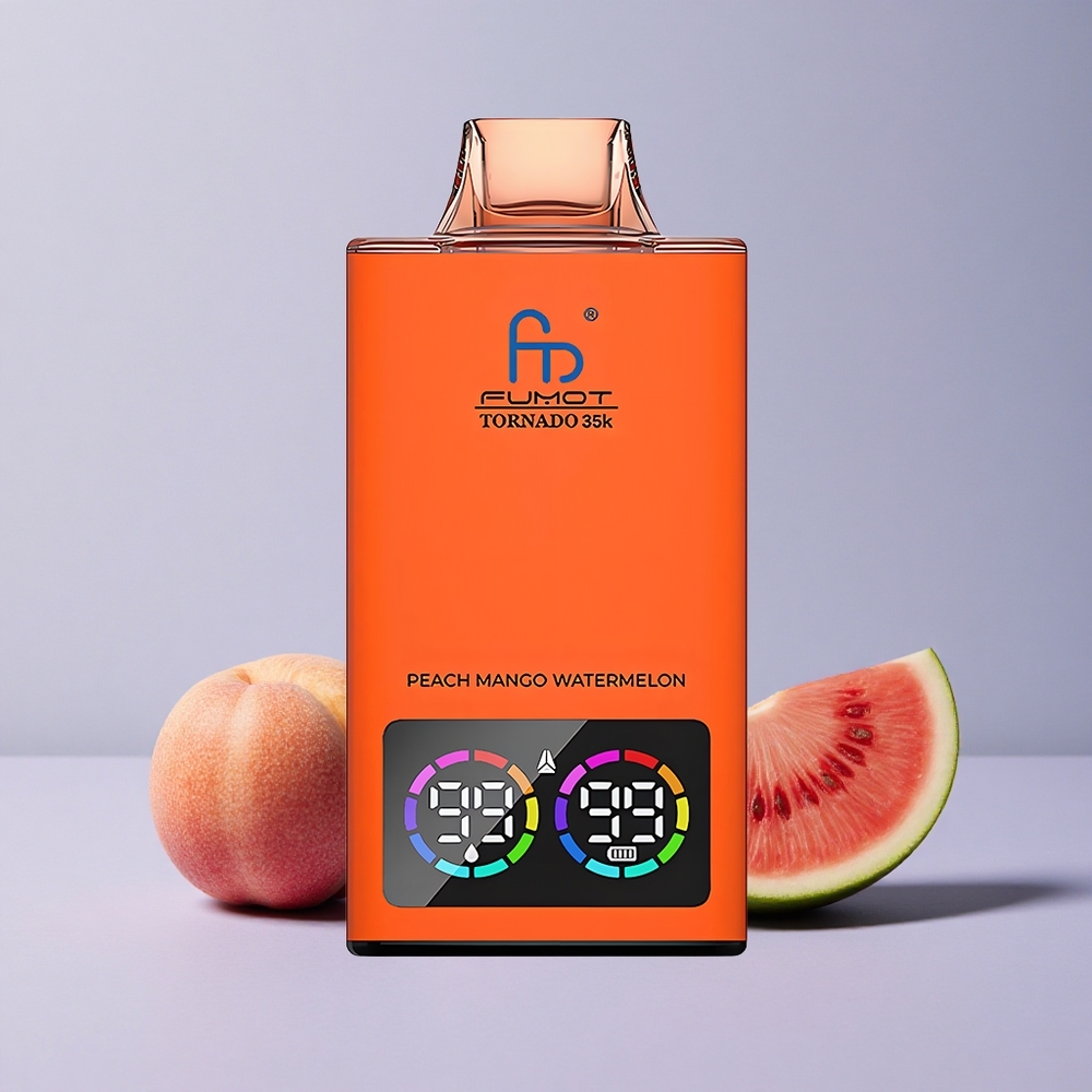 Fumot Tornado 35000 Perzik Mango Watermeloen Dual Mesh