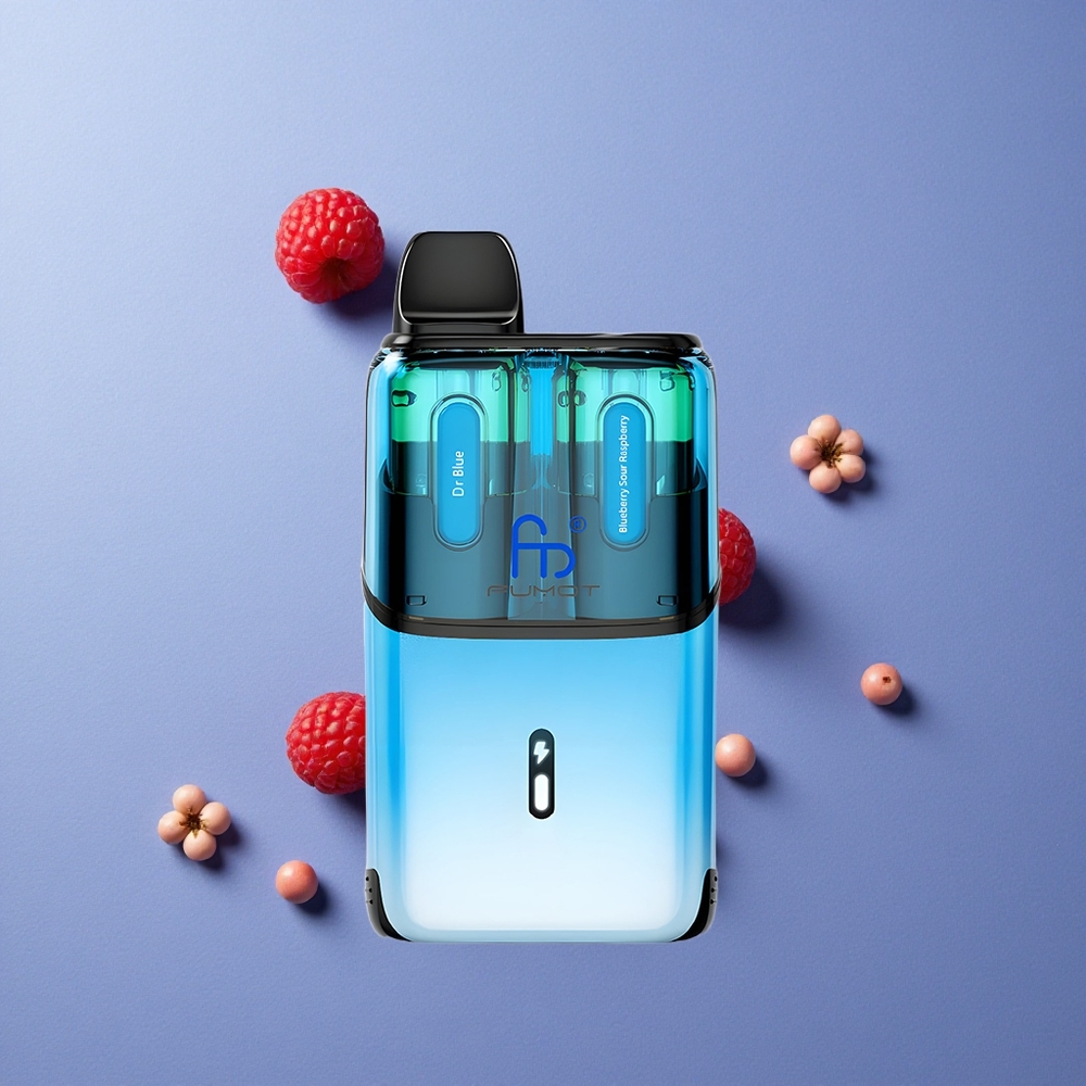 Fumot Ultra T32000 Dr Blauw - Bosbes Zure Framboos met Type-C Opladen