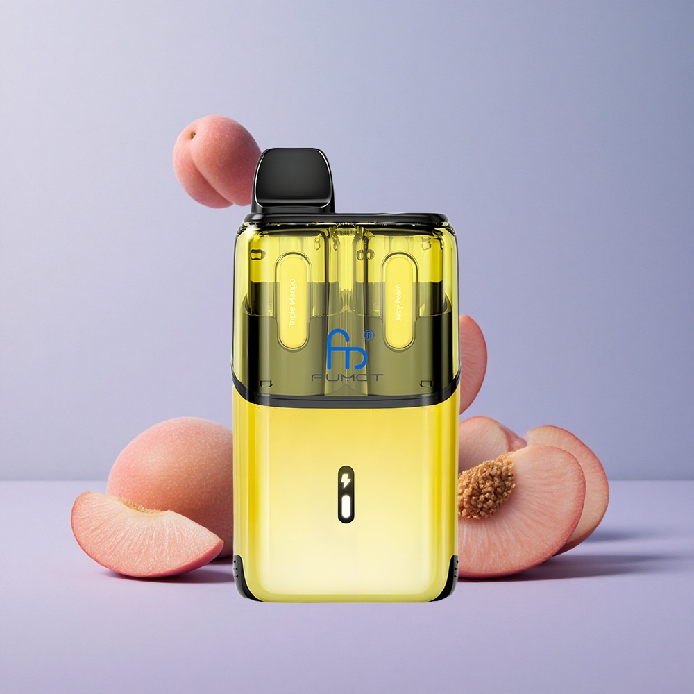 Fumot Ultra T32000 Drievoudige Mango - Sappige Perzik met Type-C Opladen