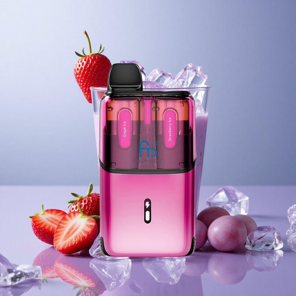 Fumot Ultra T32000 Druiven IJs - Aardbeien IJs met 24ml Vloeistof