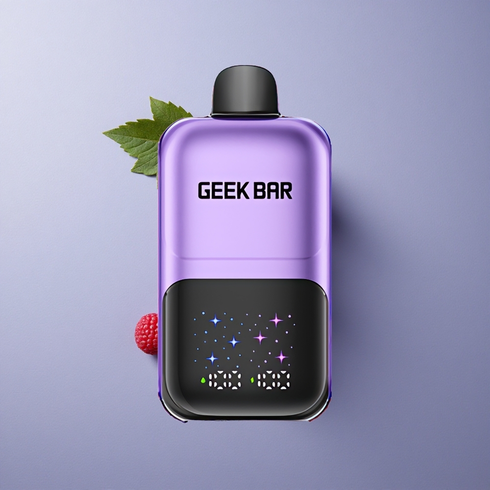GEEK BAR 2GO 20ml 50000 Druif & Framboos Met Aanpasbare Smaakniveaus