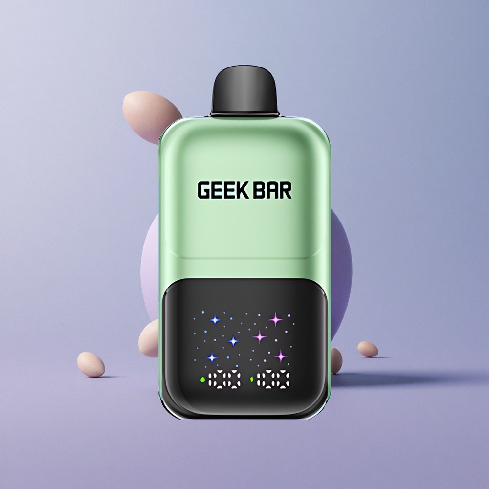 GEEK BAR 2GO 20ml 50000 Dubbel Appel A&B Groot Scherm