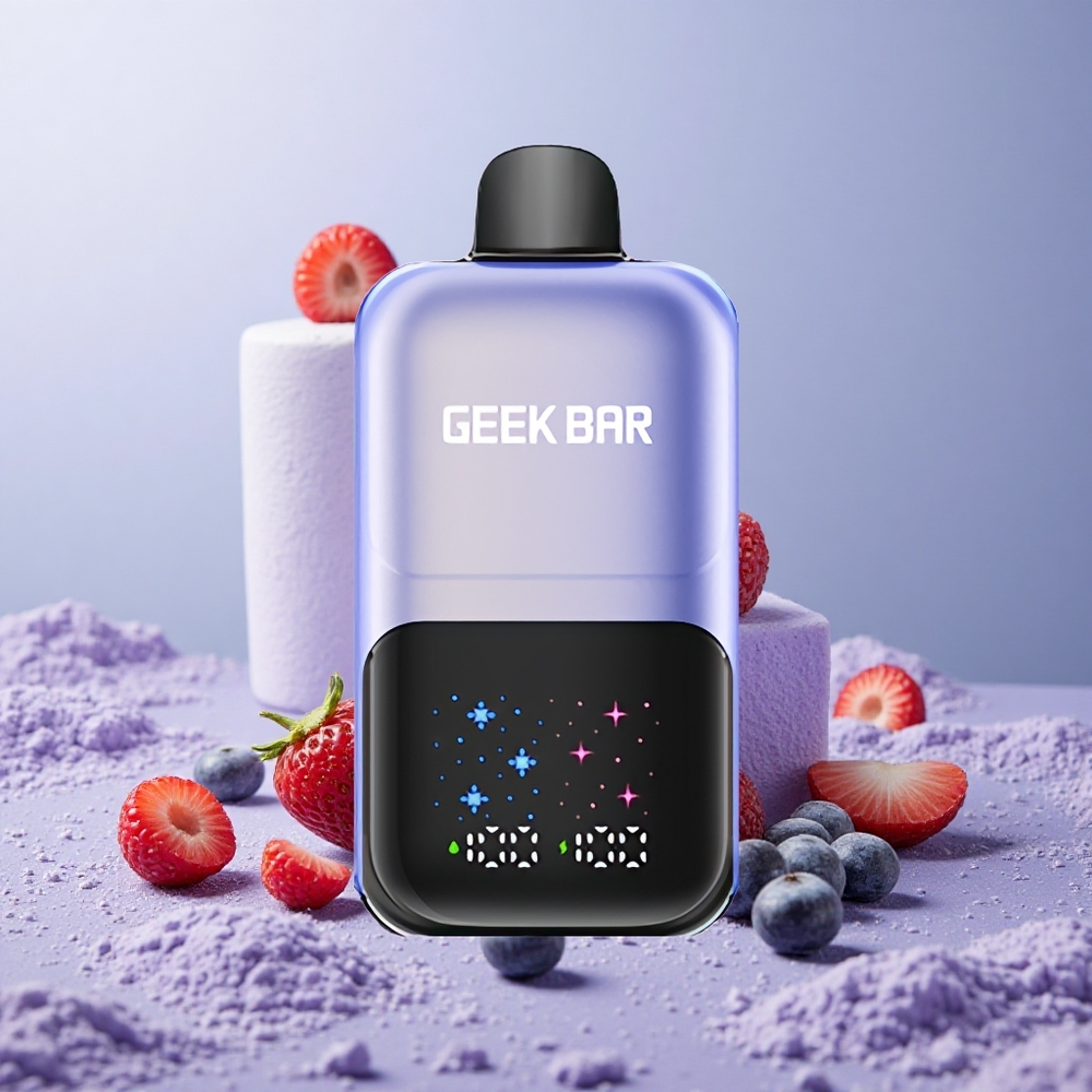 GEEK BAR 2GO 20ml 50000 Gemengde Bessen IJs met Aanpasbare Smaakniveaus