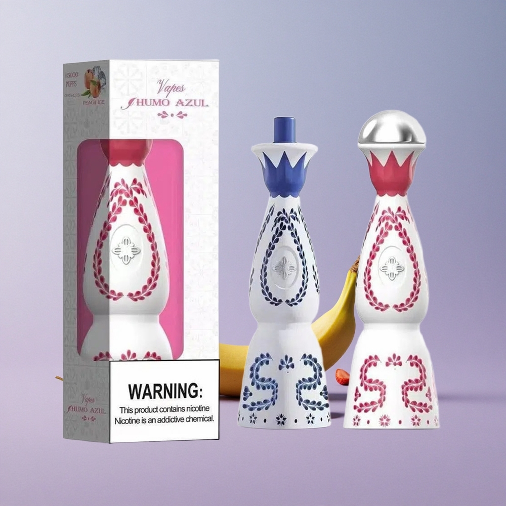 Humo Azul 15000 Aardbei Banaan 20mL Mesh