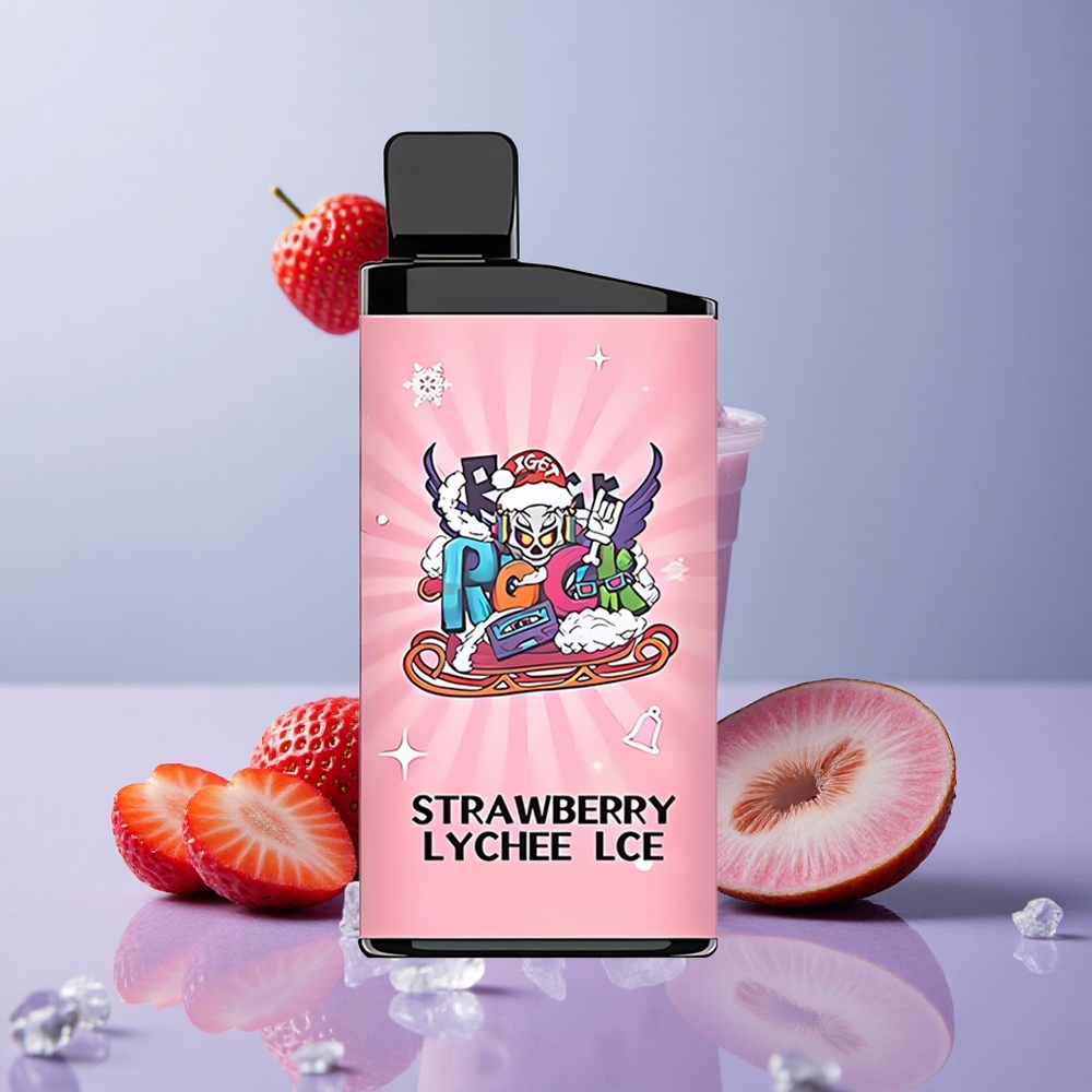 IGET Bar 3500 Aardbei Lychee IJs 1400 mAh