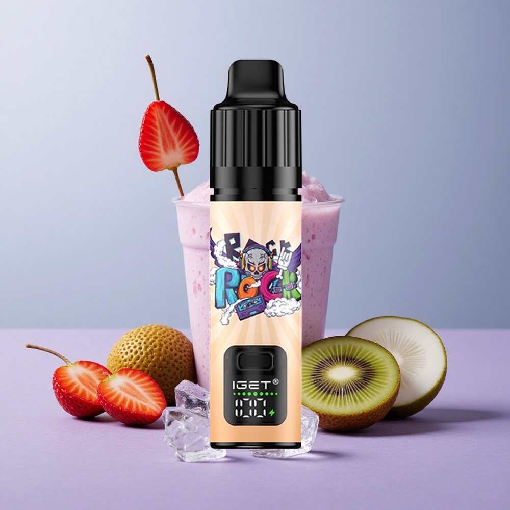 IGET BAR PLUS S3 POD 10000 Aardbei Kiwi IJs 18 ml