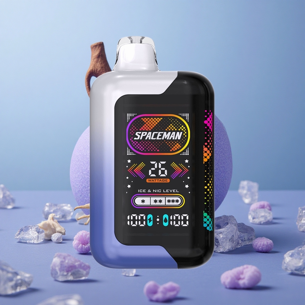 SMOK SPACEMAN SP40000 Blauwe Framboos IJs 20ml