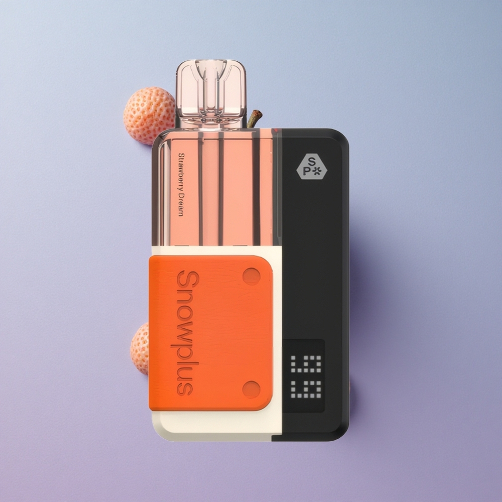 Snowplus Swift 15000 Puffs Pod Kit Aardbeiendroom 1000mAh Dual Mesh Herlaadset