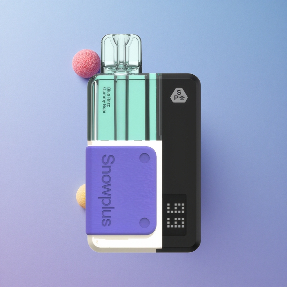 Snowplus Swift 15000 Puffs Pod Kit Blauwe Framboos Gummybeer Dual Mesh 1000 mAh