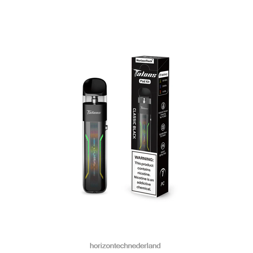 HorizonTech Talons pod-systeem klassiek zwart VDB6JJ20 - Horizon Tech Vape Tank