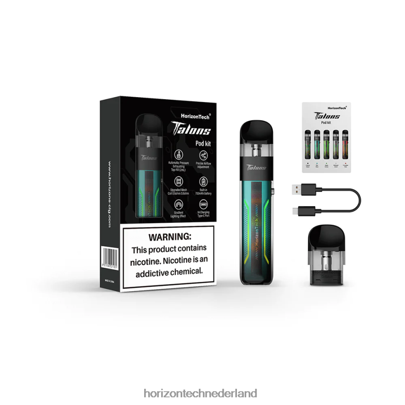 HorizonTech Talons beginnerskit hemelsblauw VDB6JJ203 - HorizonTech Vape