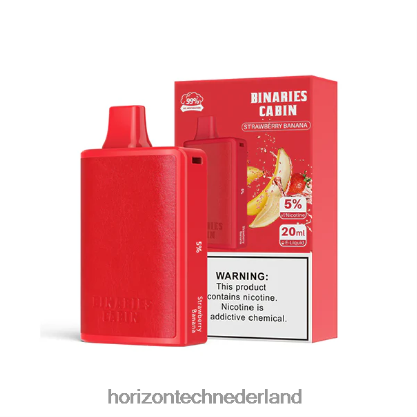 HorizonTech Binaries Cabin wegwerp 20 ml aardbei banaan VDB6JJ69 - HorizonTech Vape Nederland