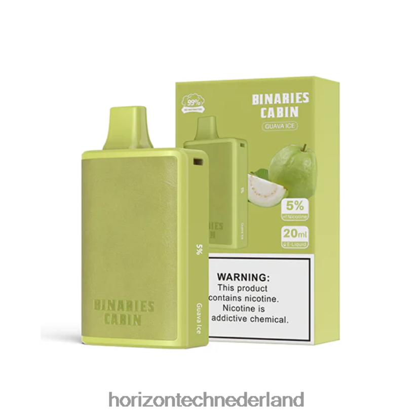 HorizonTech Binaries Cabin wegwerp 20 ml guave-ijs VDB6JJ58 - HorizonTech Amsterdam