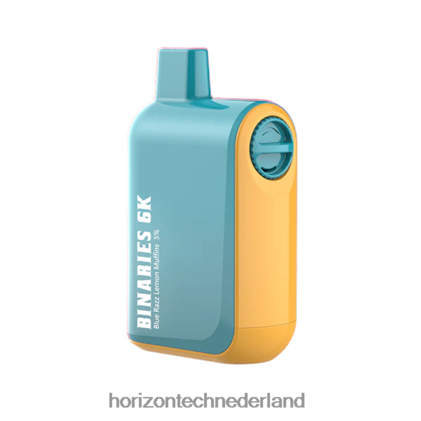 HorizonTech Binaries Cabin wegwerp 15 ml Blue Razz-citroenmuffins VDB6JJ33 - HorizonTech Disposable Vape