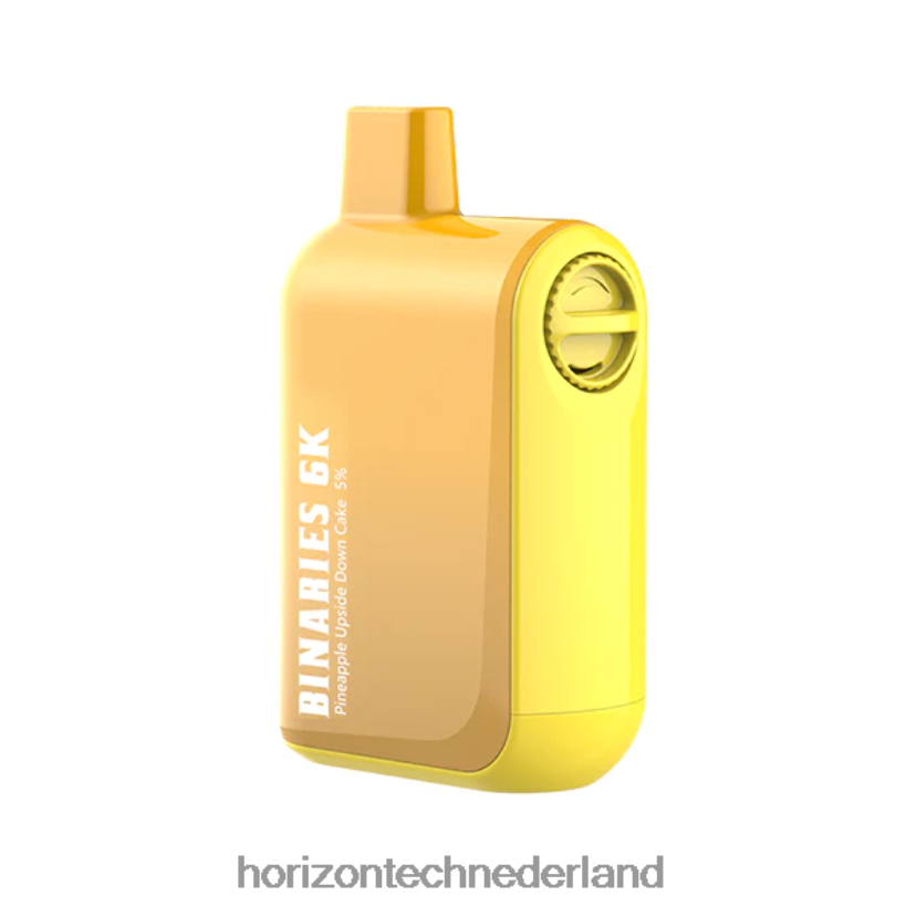 HorizonTech Binaries Cabin wegwerp 15 ml ananas ondersteboven taart VDB6JJ41 - HorizonTech Vape