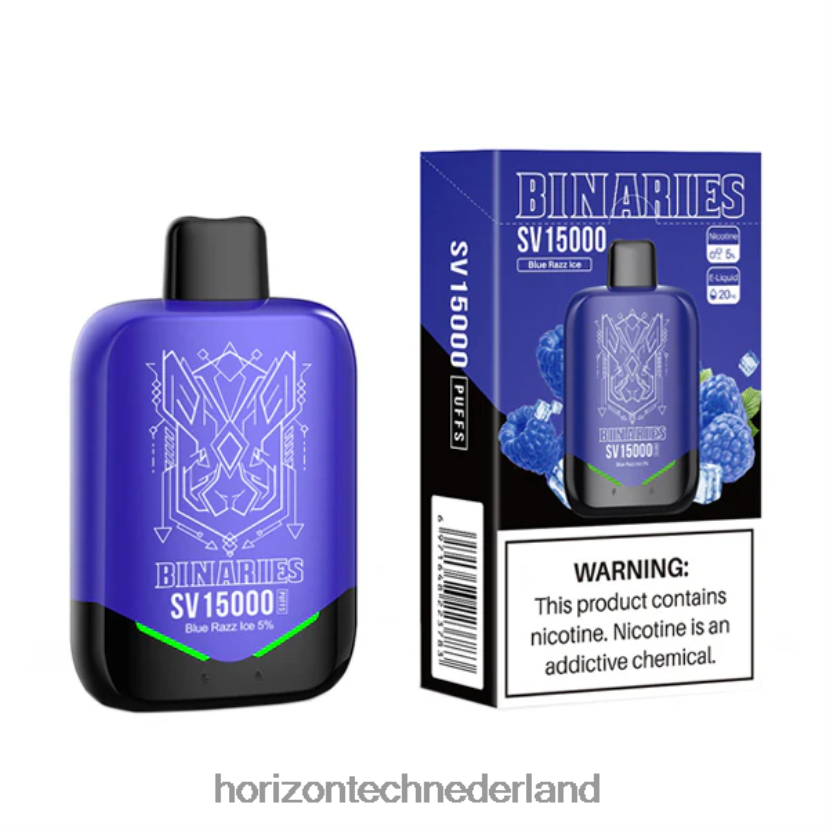 HorizonTech Binaries Cabin wegwerp sv blauw razz-ijs VDB6JJ87 - HorizonTech Nederland