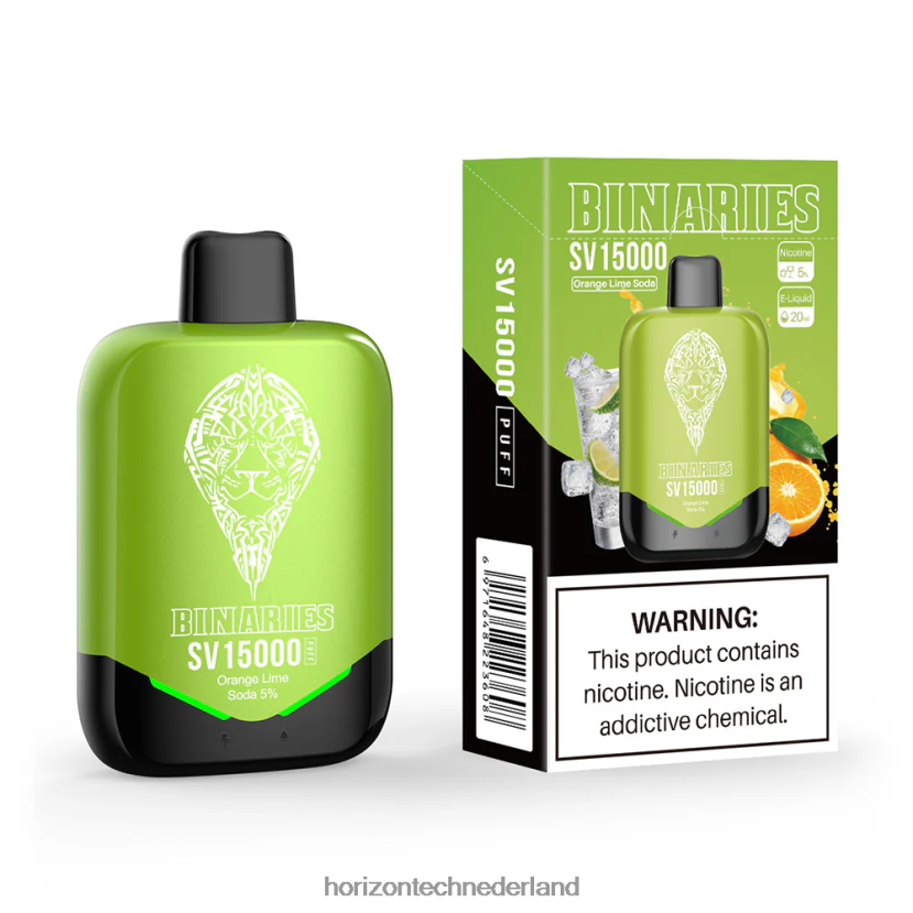 HorizonTech Binaries Cabin wegwerp sv sinaasappel-limoensoda VDB6JJ91 - HorizonTech Vape